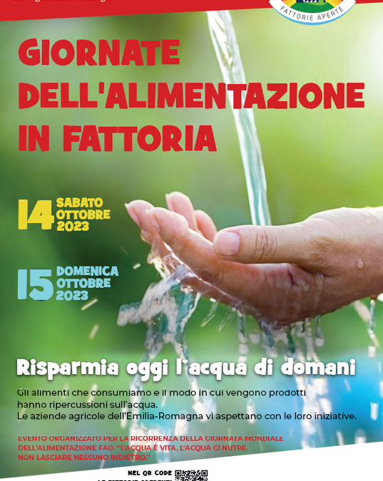 Ritorna la Giornata dell’alimentazione in fattoria